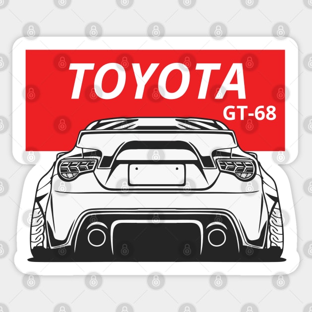 Toyota 86 Sticker by artoriaa